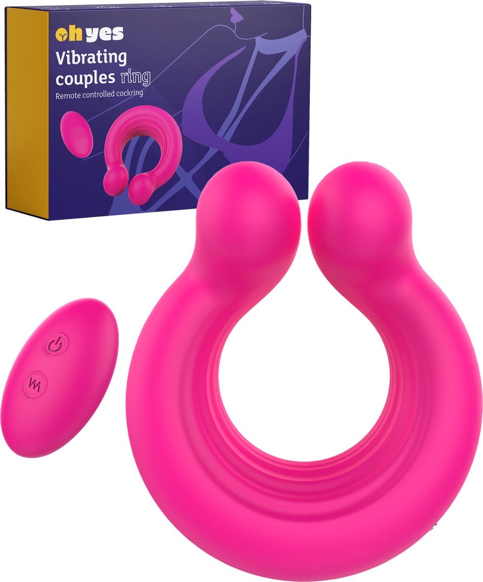 Ohyes vibrerende penisring + afstandsbediening