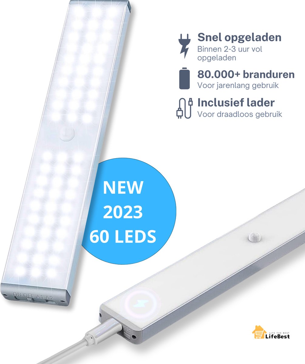 Lampe LED avec capteur de proximité pour placard & tiroir – Pack de 2