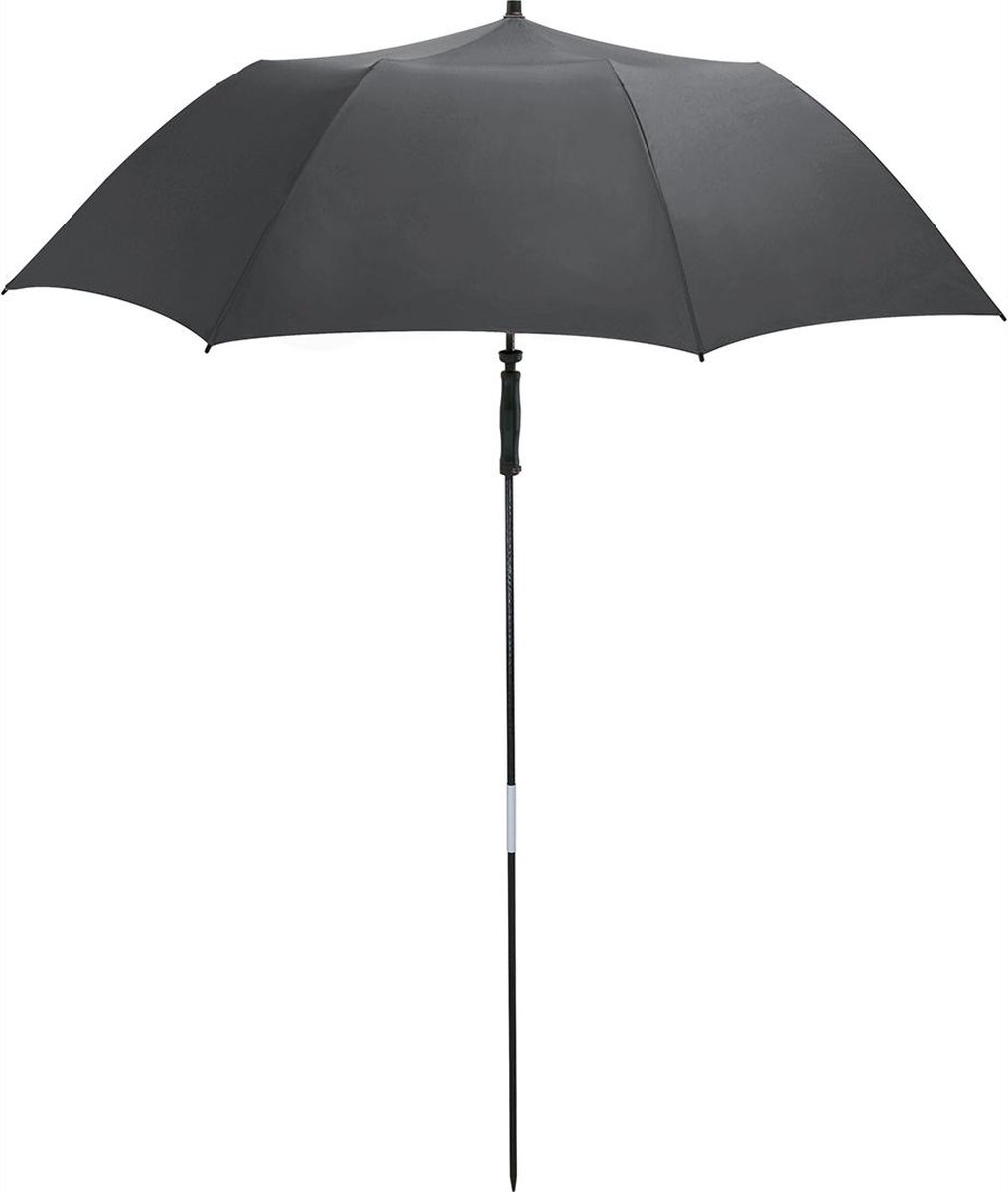 Fare Travelmate 6139 strandparasol en paraplu in één met UPF+50 UV-bescherming Ø 147 cm grijs grey windproof windbestendig stormvast stormbestendig parasol opvouwbaar stevige reisparaplu