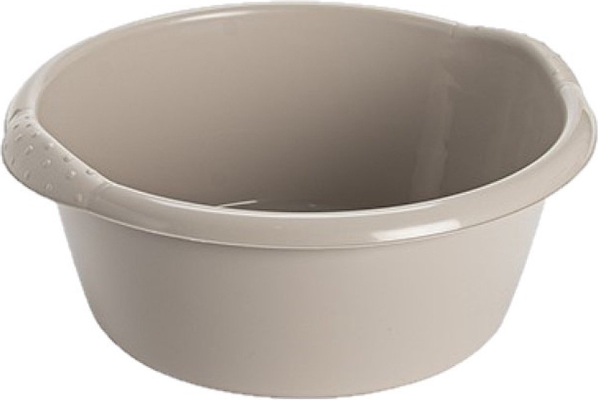 Hega Hoger Afwasteil - 15L - rond - beige - 42 x 17 cm - afwasbak