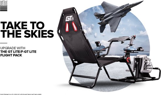 Next Level Racing GT Lite - Racestoel Cockpit - Compatibel met Logitech G29/G920, Thrustmaster & Fanatec van Next Level Racing — afbeelding 4