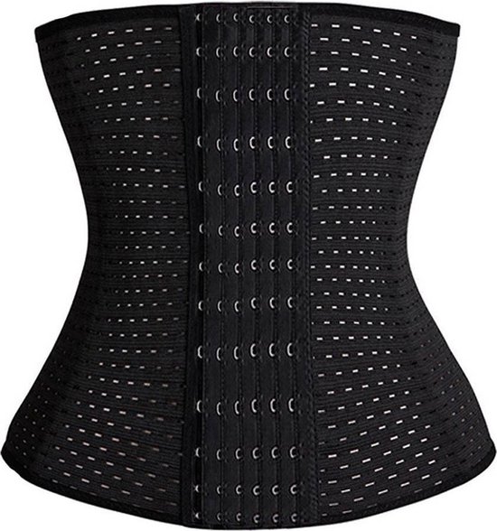 Waist Trainer -maat XS- Buik Korset Belt - Body Shaper Trimmer Corset Band - Shapewear- zwart - Yermin beauty