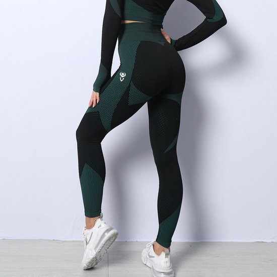 Vking sports - Fitness - Femme - noir/vert - 3 pièces - taille S