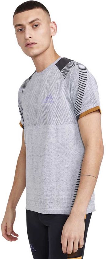 Craft Pro Trail Fuseknit T-shirt Met Korte Mouwen Grijs S Man