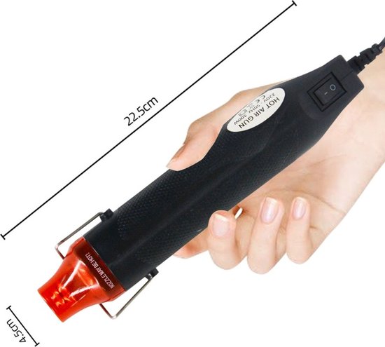 Heteluchtpistool / Verfafbrander 300W - 200°C (Hittepistool – Warmtepistool)