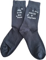 LBM - Sokken voor de juf - 1 paar - maat 37/41 - zwart