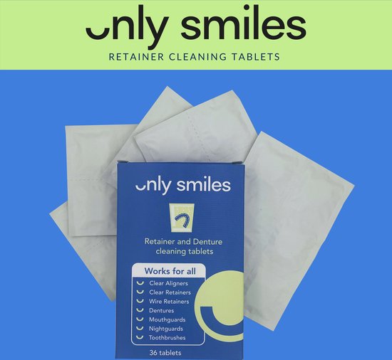 Only Smiles - Tablettes de nettoyage de support - Tablettes de nettoyage de  retenue 