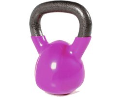 Olive Vynil 16kg Kettlebell Paars 16 kg