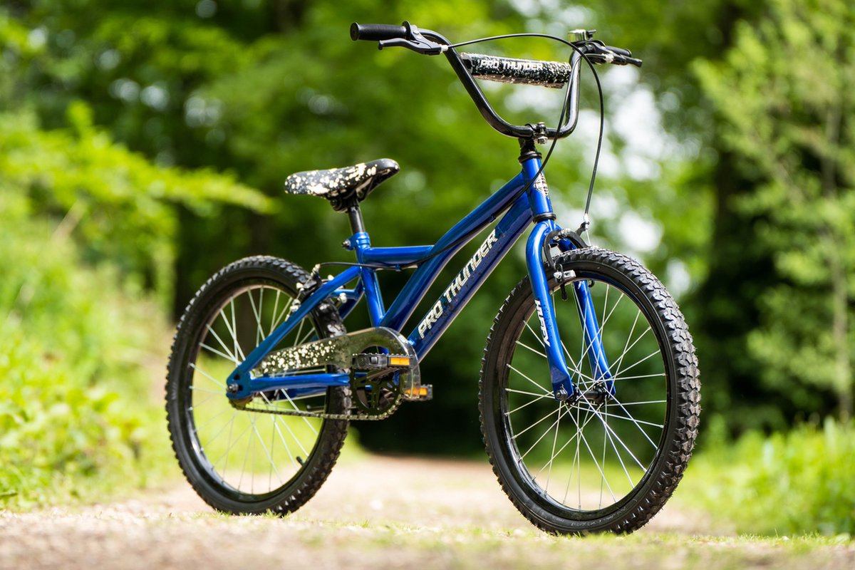 Huffy Pro Thunder 20 Inch BMX Jongenfiets Blauw 6 11 jaar Kinderfiets Voor jongens en. bol