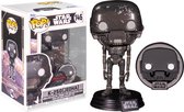Funko Pop! Films : Star Wars – K-2SO avec Pin Exclusive