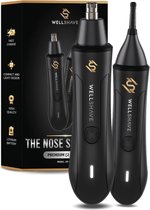 Wellshave 2 in 1 Neustrimmer Premium - Wenkbrauw en Oorhaar trimmer - Neushaartrimmer voor mannen - Vaderdag Cadeau