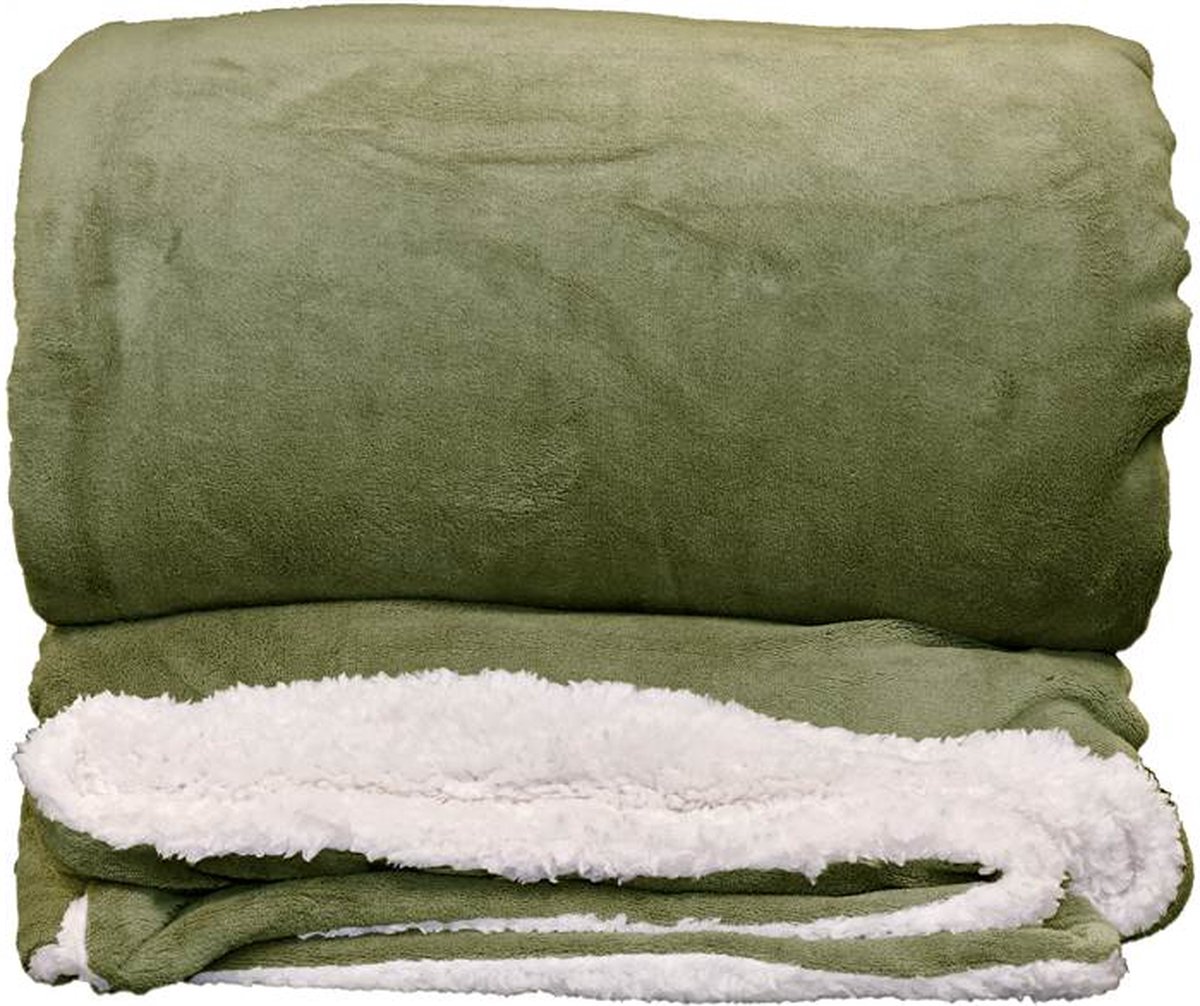Unique Living Lars Plaid - 220x240 cm - Winter Green