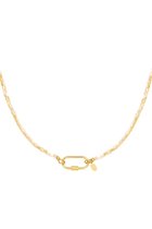 Gold Oval - Ketting - Stainless Steel