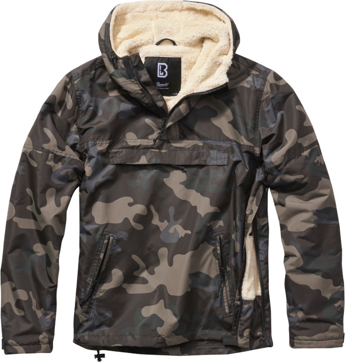 Brandit Sherpa Dark Camo Windbreaker Heren
