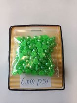 Parels voor voorwerpen (bv. beer) te beplakken - 2 zakjes - 6mm - parel met verschillende groen parelmoer tinten