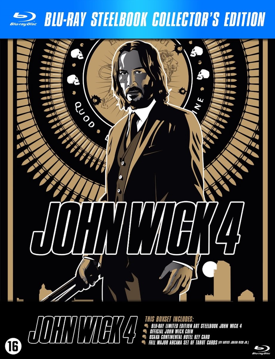 John Wick 4 Limited Collectors Edition Blu Ray Steelbook Blu Ray Ian Mcshane Bol 0997