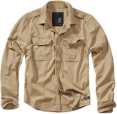 Brandit Chemise Vintage à manches longues Camel Chemise Homme