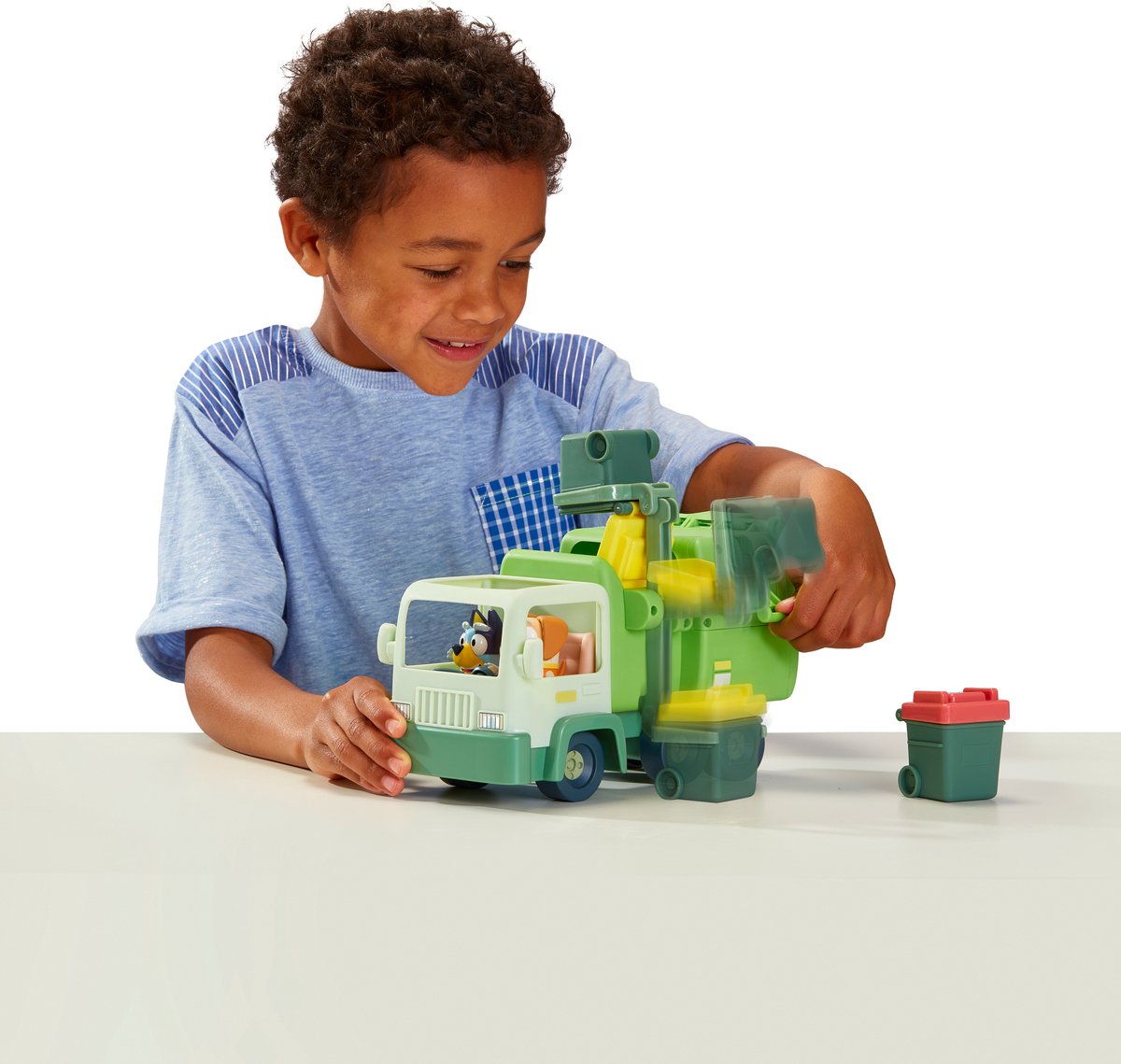 BLUEY - Vuilniswagen met 2 Speelfiguren - Speelset — afbeelding 8