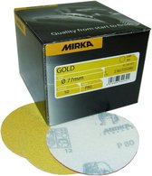 MIRKA Gold Schuurschijven 77mm zonder gaten - P500