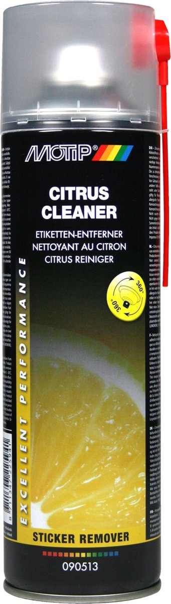 MoTip Citrus Reiniger & Sticker Verwijderaar spuitbus - 500ml