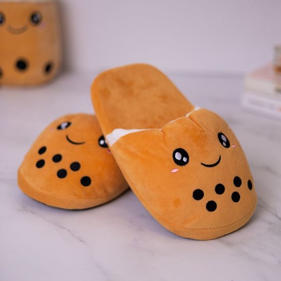 Boba Slippers, Bubble Tea Pantoffels Cute Slippers, Schattige Pantoffels, Schattige Boba