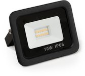 Buitenlamp ''Slim'' 10W - Wandlamp buiten 850 lumen - LED Breedstraler IP66 - Schijnwerper 3000K - Zwart