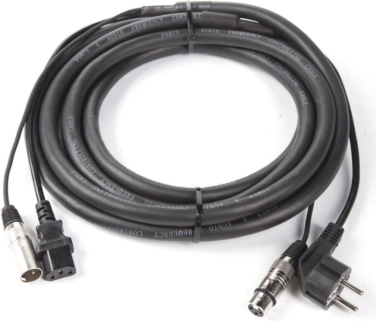 MUSIC STORE MCC-01 power / signal cable 5m Schuko-IEC / XLR-XLR, AUDIO - Audiokabel