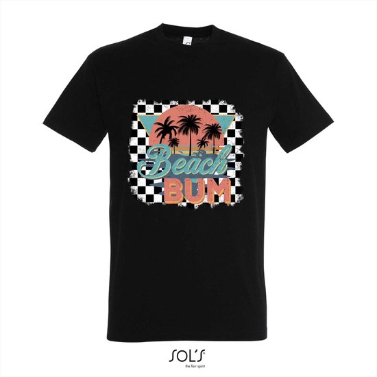 T-shirt Beach Bum - T-shirt korte mouw - zwart - 2 jaar