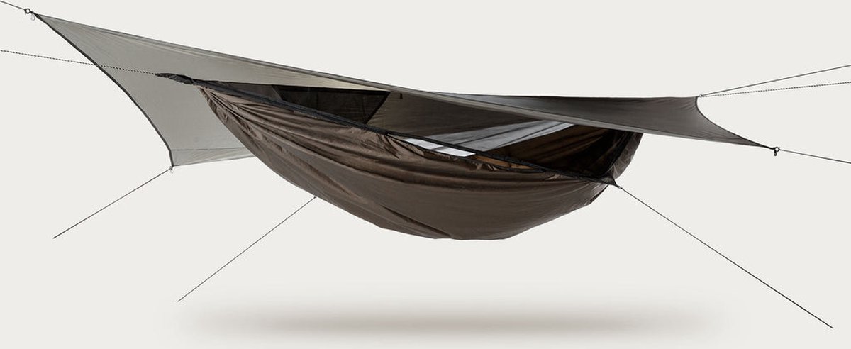 Hennessy Hammock - Explorer Ultralite Zip XL - Hangmat - Bark - Polyester - Ritssluiting