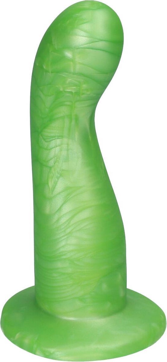 Goedkoopste Ylva & Dite - Leda - Siliconen G-spot / Prostaat dildo - Made in Holland - Fris Groen