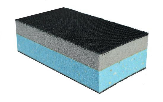 Schuurblok Q Sanding 70x125 - dubbelzijdig handschuurblok voor schuurpapier