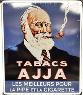 Tabacs Ajja Emaille Bord - 65 x 55 cm