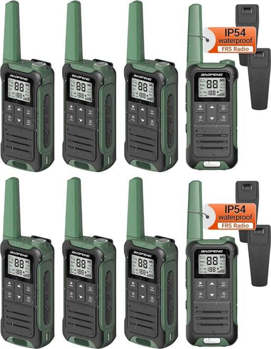 10 talkie walkie longue distance professionnel 16 Canaux est Utilisé dans  Les écoles, Sécurité, l'industrie noir au meilleur prix