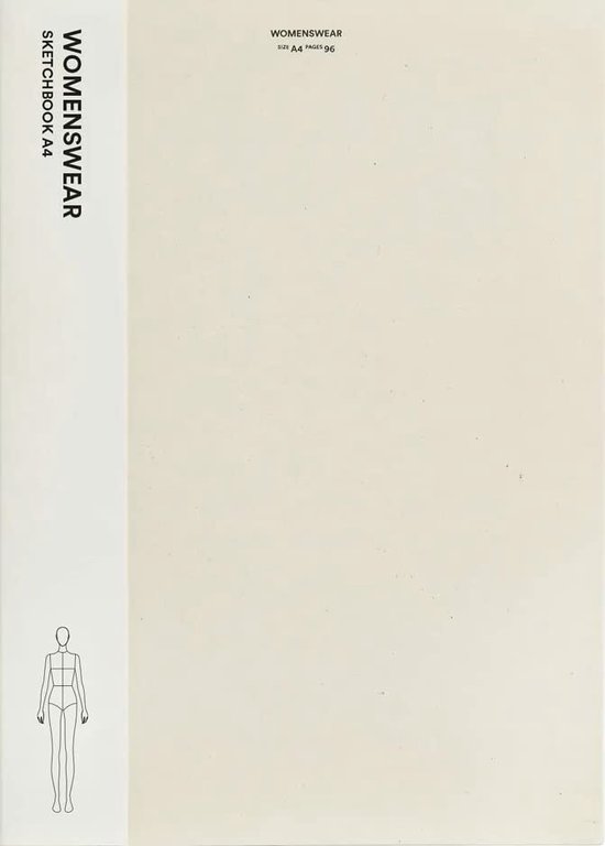 Fashionary Womenswear Sketchbook A4 - cover