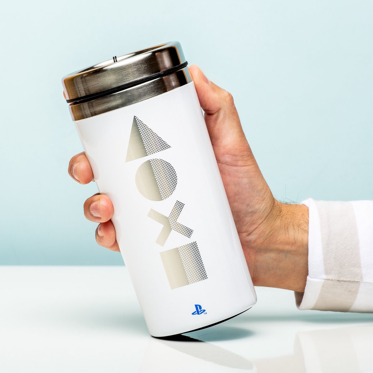 Paladone - PlayStation 5 RVS Reisbeker met draai deksel - 450 ml