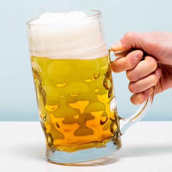 Chope à Bières en Verres XL (1 litre) | bol.com