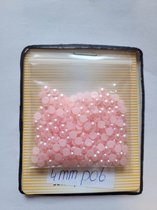 Perles pour coller des objets (ex : ours) - 2 sachets - 4mm - Rose clair