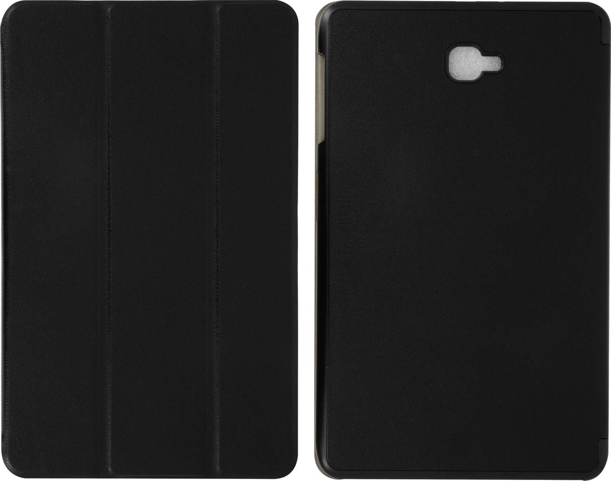 Avizar Foliohoes Geschikt voor Samsung Tab A 10.1 / A6 10.1 Magnetische video-/toetsenbordhouder, zwart, Zwart