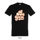 T-shirt Be You - T-shirt korte mouw - zwart - 6 jaar