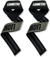 Lionetic Lifting Straps - Fitness grips - Straps Fitness - Powerlifting/Bodybuilding/Fitness - Ultra Grey/Zwart 2 Stuks- LIMITED EDITION