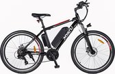 Myatu E-Bike 26-inch e-bike voor vrouwen en mannen, mountainbike elektrische fiets met 36V 12.5AH accu en Shimano 21 versnellingen, 21 versnellingen, derailleur, 250 W-Zwart en Rood