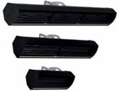 Welltherm HP infrarood heater classic zwart 1300 watt, voor ruimtes van 7 à 10 m²