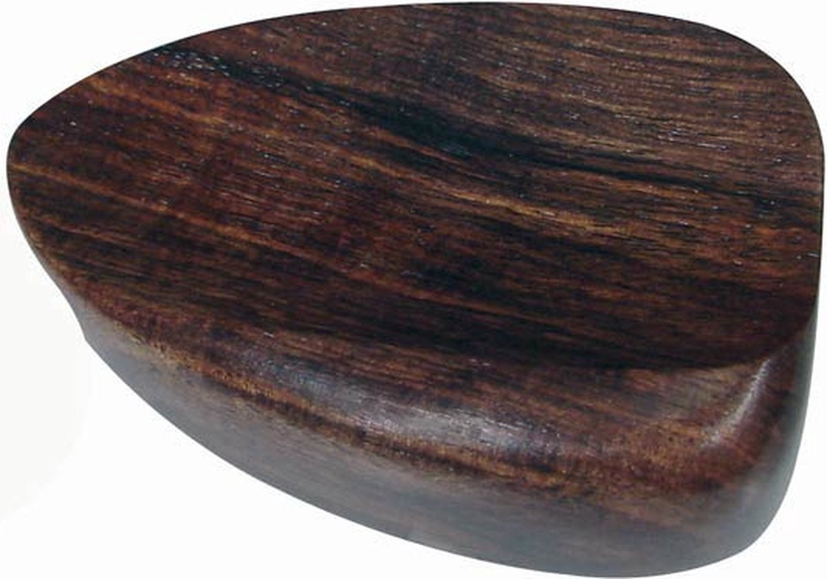 ELS CR-028R chinrest 'Hill'-style, made in India, rose/wood, no screws, no cork