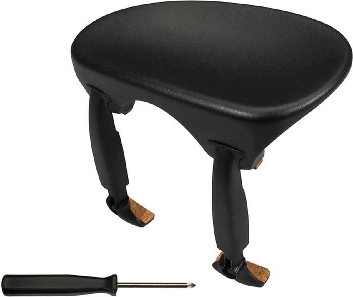 Wittner 253121 violin chinrest center mount, 3/4, with screwdriver