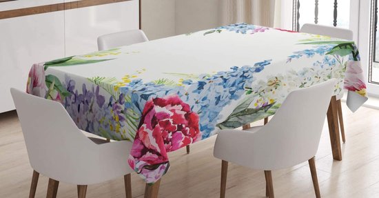 PETTI Artigiani Italiani - Tafelkleed voor Pasen, vuilafstotend, rechthoekig, voor de keuken, design tuin, X6 plaatsen (140 x 180 cm), 100% Made in Italy
