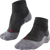 FALKE TK5 Wander Short Marche chaussettes de sport anti-ampoules, anti-transpiration en laine mérinos femme gris - Taille 44