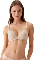 Viuma Dames V610161 Roma Cup Beige Beugel Padded Push Up Micro BH