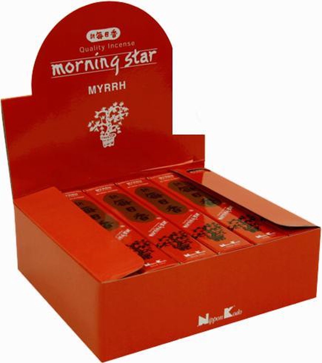 Nippon Kodo Morning Star - Myrrh - Mirre - Japanse wierook - 12-pack