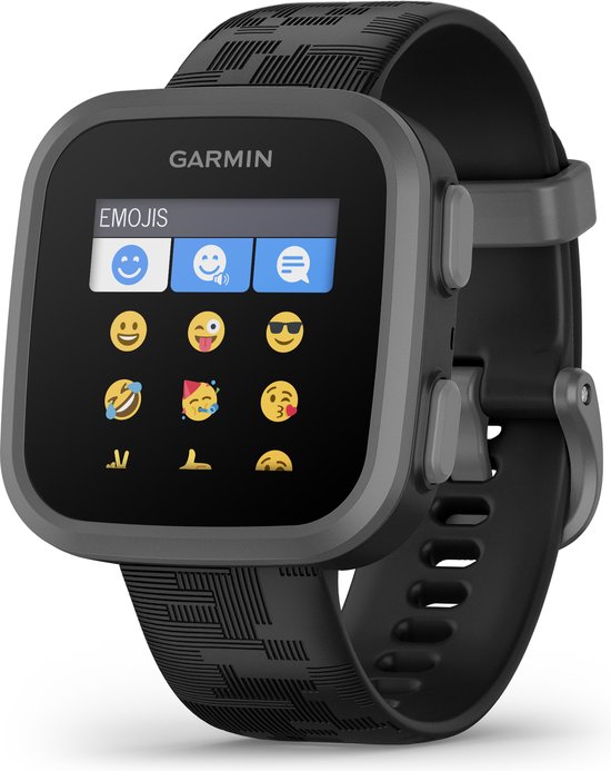 Foto: Garmin bounce smartwatch voor kinderen realtime locatiebepaling lte 5g 4g verbindig zwart camo