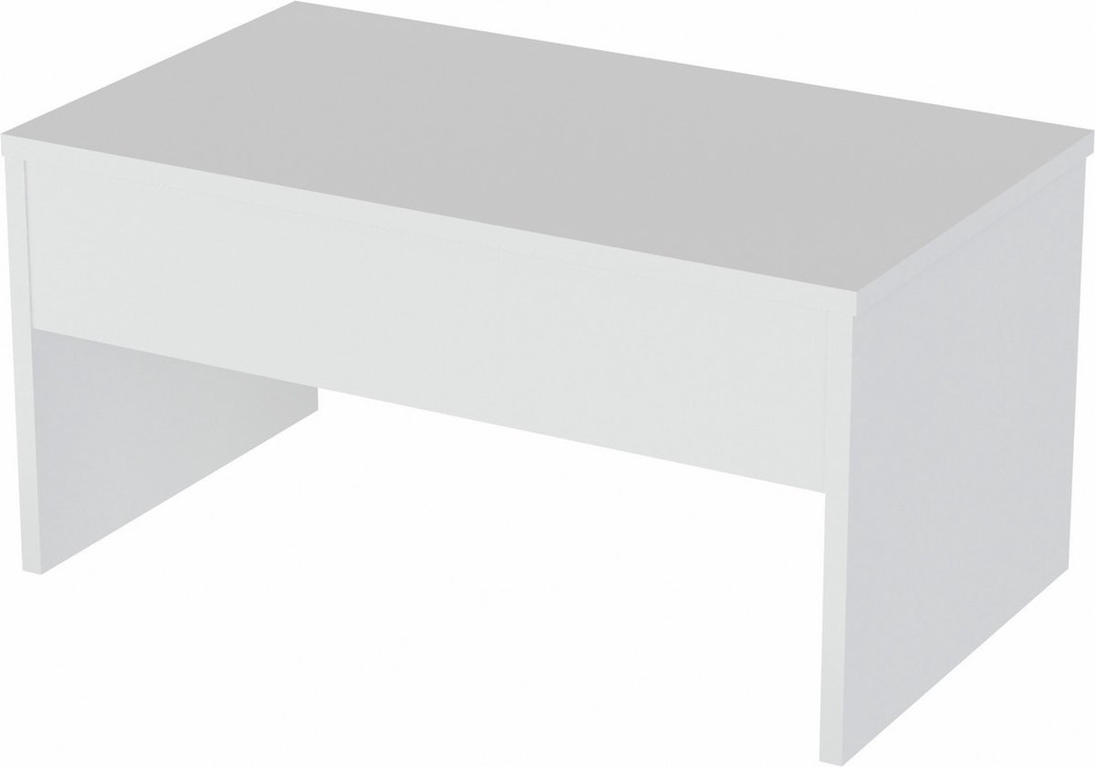 Skye Decor Stijlvolle Salontafel - Wit Melamine - 90x52x45cm - Perfect voor elk interieur